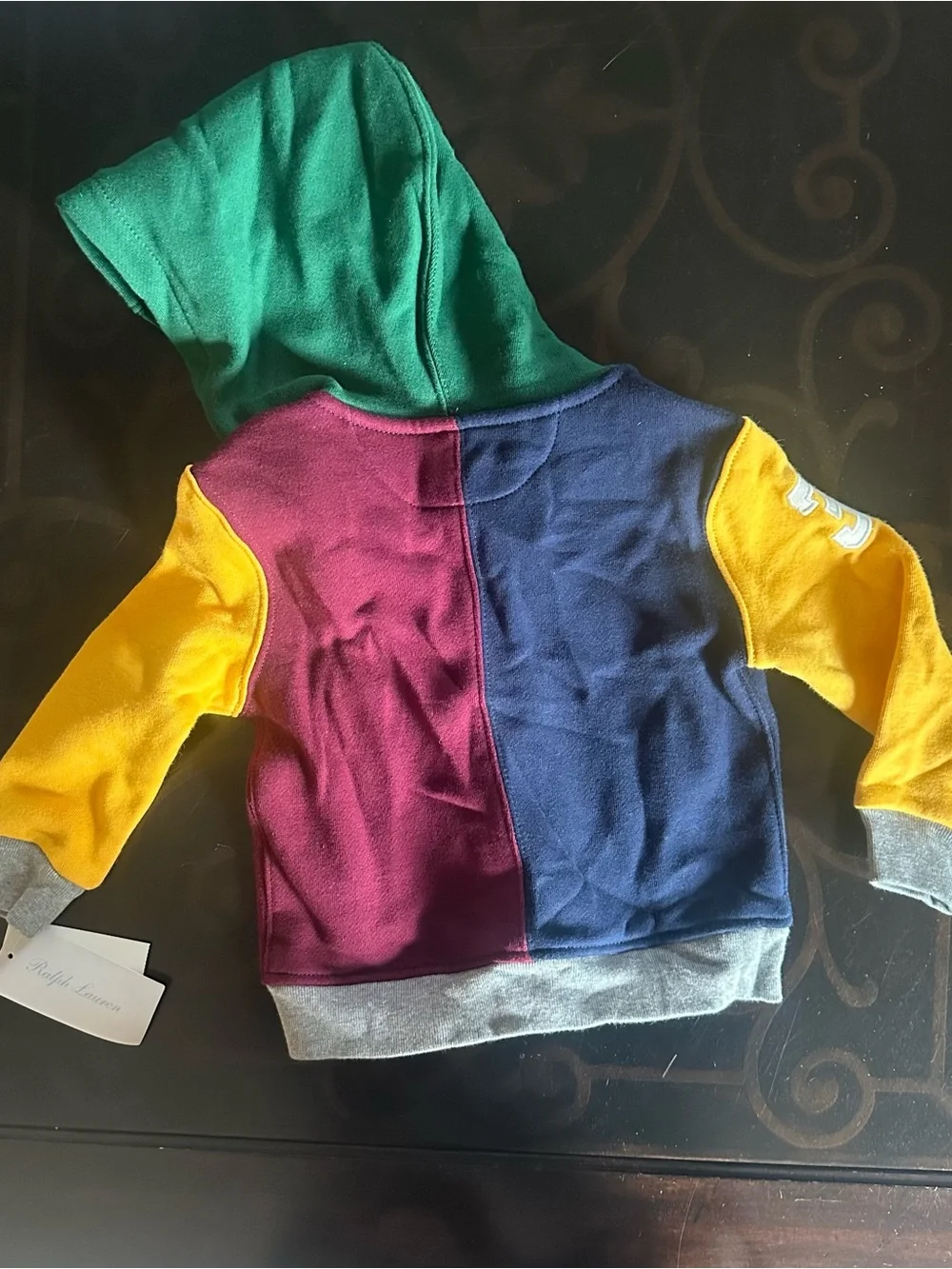 Ralph Lauren Toddler Colorblock Hooded Zip Sweatshirt & Pants, NWT, 18 Months